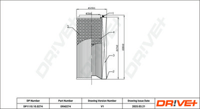LUFTFILTER DR!VE+ DP1110100274