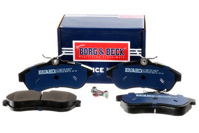 комплект спирачно феродо, дискови спирачки BORG & BECK BBP1735