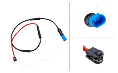 Styk ostrzegawczy, zużycie okładzin hamulcowych ASHIKA BPW-299