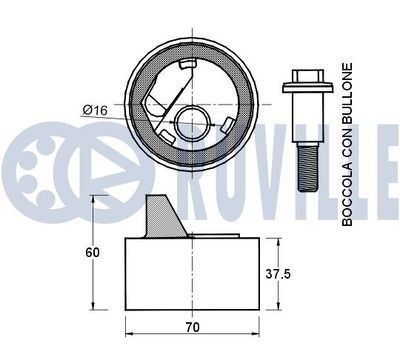 ROLA INTINZATOR CUREA DISTRIBUTIE RUVILLE 541586 1