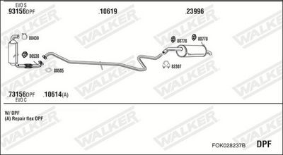 ABGASANLAGE WALKER FOK028237B