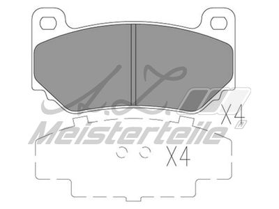 комплект спирачно феродо, дискови спирачки A.Z. Meisterteile AZMT-44-022-2181