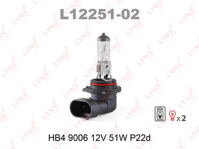 LYNXauto L12251-02 Лампа ближнего света  для DODGE  (Додж Авенгер)