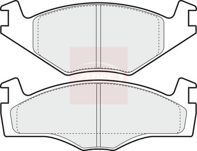 APEC Brake Pad Set, disc brake PAD855