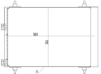 KONDENSATOR KLIMAANLAGE