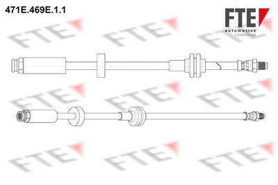 Тормозной шланг FTE 9240670 для ALFA ROMEO GIULIETTA