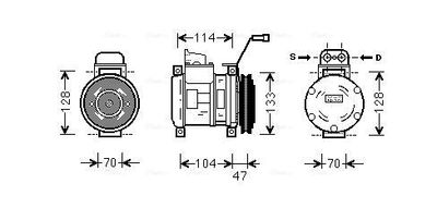 AVA QUALITY COOLING Kompressor, Klimaanlage (MEAK189)