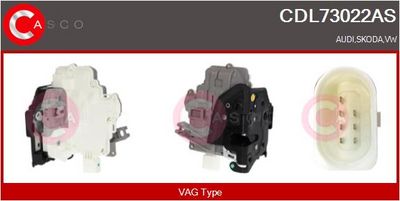 Zámek dveří CASCO CDL73022AS