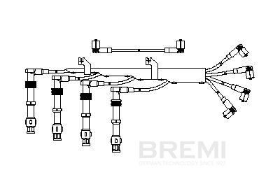 комплект запалителеи кабели BREMI 473/100