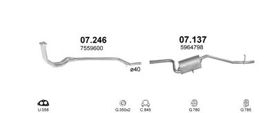 SISTEM DE ESAPAMENT POLMO POLMO02026
