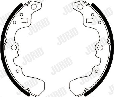 Комплект тормозных колодок JURID 361409J для SUZUKI SJ410