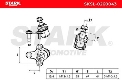 Шарнири STARK SKSL-0260043