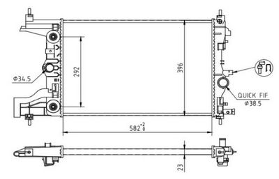 RADIATOR RACIRE MOTOR
