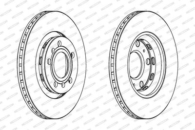 DISC FRANA FERODO DDF1526C 1