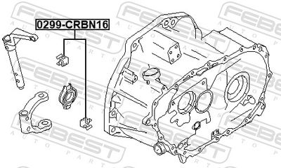 CUI SPINTECAT FURCA REVENIRE FEBEST 0299CRBN16 1