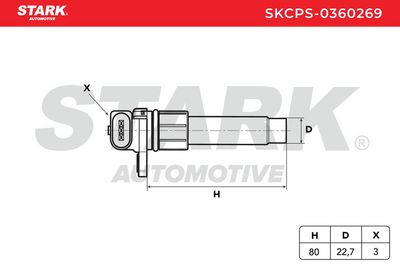 импулсен датчик, колянов вал STARK SKCPS-0360269