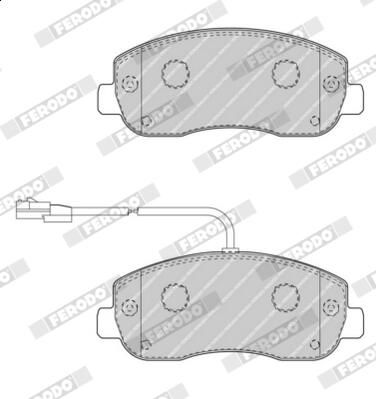 SET PLACUTE FRANA FRANA DISC FERODO FVR4347 2