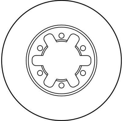 BREMSSCHEIBE TRW DF1968 1