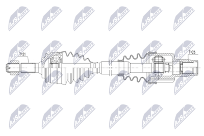 полуоска NTY NPW-PE-149
