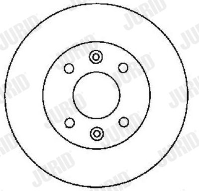 Тормозной диск JURID 561534J для SAAB 9000