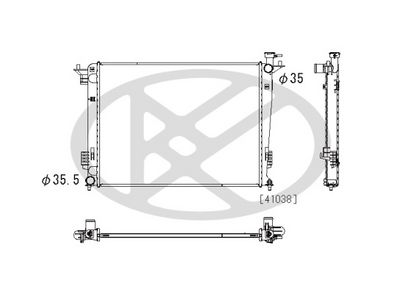 Radiator, racire motor Koyorad PL812594