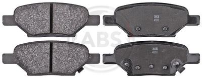 Zestaw klocków hamulcowych, hamulce tarczowe A.B.S. 38438