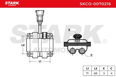 запалителна бобина STARK SKCO-0070216