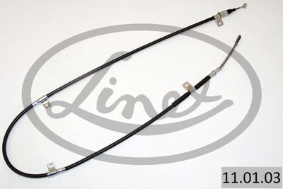 Тросик, cтояночный тормоз LINEX 11.01.03 для DAEWOO LANOS
