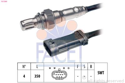 Sonda lambda FACET 10.7280