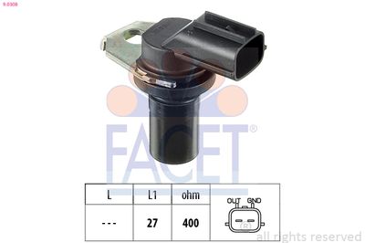 FACET Toerentalsensor, automatische aandrijving Made in Italy - OE Equivalent (9.0308)