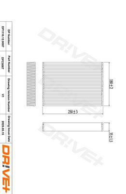 FILTER INNENRAUMLUFT DR!VE+ DP1110120087 5