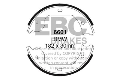 Комплект тормозных колодок EBC Brakes 6601 для BMW Z4