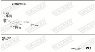 Изпускателна система WALKER ADK020864