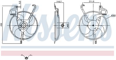 LüFTER MOTORKüHLUNG NISSENS 850083 5