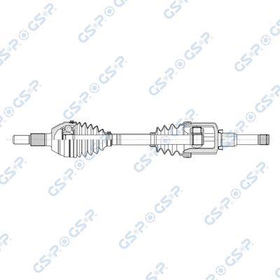 полуоска GSP 203815OL
