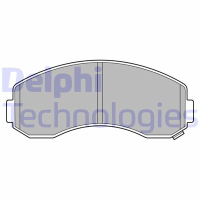 DELPHI LP3616 Тормозные колодки и сигнализаторы  для KIA K2500 (Киа K2500)