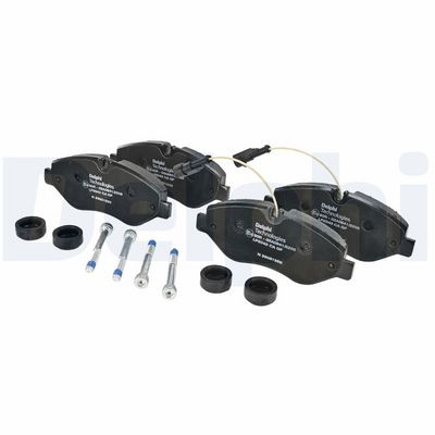 Remblokken set Voor (met een dempingskussen met extra's),