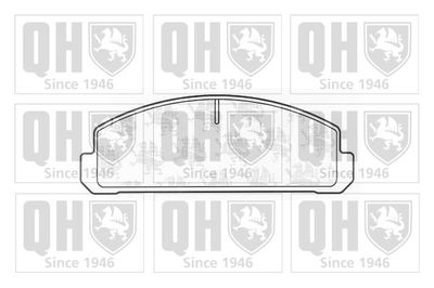 QUINTON HAZELL BP223 Тормозные колодки и сигнализаторы  для MAZDA 323 I (FA) 1.3