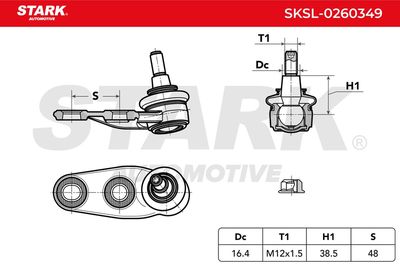 Шарнири STARK SKSL-0260349