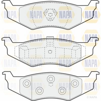 Brake Pad Set NAPA PBP7375