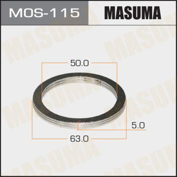 Уплотнительное кольцо, труба выхлопного газа MASUMA MOS-115 для LEXUS GX