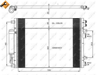 CONDENSATOR CLIMATIZARE NRF 35626 5