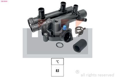 Termostat, środek chłodzący KW 580 666K