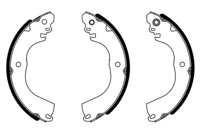 BREMSBACKENSATZ BOSCH 0986487951 4