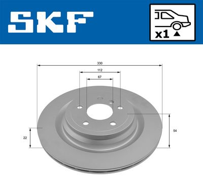 спирачен диск SKF