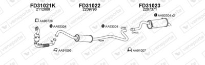 ABGASANLAGE VENEPORTE 300669