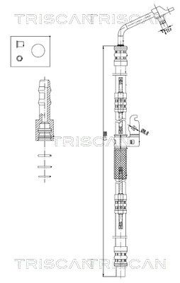 Hydraulikschlauch, Lenkung