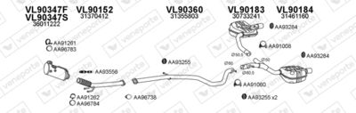 ABGASANLAGE VENEPORTE 900236