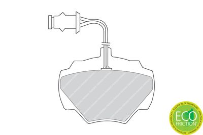 Brake Pad Set, disc brake FDB471