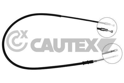 Тросик, cтояночный тормоз CAUTEX 763179 для DAEWOO MUSSO